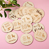 Basswood Milestone Cards WOOD-TA0001-41B-5