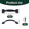 Iron Box Drawer Handles IFIN-WH0011-77EB-2