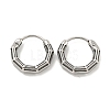 316 Surgical Stainless Steel Hoop Earrings EJEW-D096-12AS-05-1