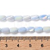 Ombre Effect Dyed Glass Beads Strands GLAA-I059-01B-4
