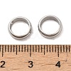 Non-Tarnish 201 Stainless Steel Bead Frames STAS-O130-06P-B-3