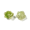 Synthetic Coral 3D Flower Rose Beads CORA-A005-14mm-23-2
