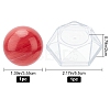 2Pcs 2 Style Natural Quartz Crystal Ball DJEW-CP0001-08-2