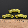 Transparent Crackle Acrylic Beads CACR-S009-001A-N85-5