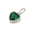 Brass Micro Pave Cubic Zirconia Pendants KK-H204-01P-06-2