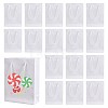 20Pcs Rectangle Cardboard Paper Bags AJEW-NB0005-42-7