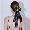 4Pcs Bowknot Rhinestone Alligator Hair Clips PHAR-HS0001-04-6