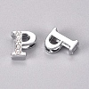 Alloy Slide Charms PALLOY-WH0066-21P-1