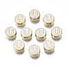 Alloy Enamel Beads ENAM-N052-006-01U-RS-1