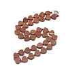 Synthetic Goldstone Beaded Necklaces NJEW-S403-08-1