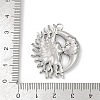 304 Stainless Steel Pendants STAS-D366-01B-P-3