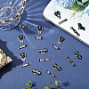 60Pcs 2 Styles Brass Adjustable Jean Button Pins KK-GF0001-21B-4