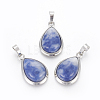 Natural Sodalite Pendants G-L512-C05-1