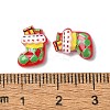 Christmas Series Resin Cabochons CRES-Q006-02E-3