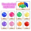 240Pcs 9 Colors Acrylic Beads MACR-YW0001-71-2