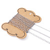 3M 3 Styles 304 Stainless Steel Curb Chains CHS-TA0001-54-3