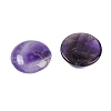 Natural Amethyst Cabochons G-H1596-FR-25mm-11-2