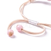 Handmade Dry Pressed Flower Link Bracelet for Girl Women BJEW-C004-01H-3