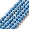 Synthetic Turquoise and Sea Shell Assembled Beads Strands G-D482-01B-04-2