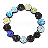 Czech Pressed Glass Beads GLAA-I061-48C-2