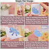 PVC Self Adhesive Flower Car Sticker DIY-WH0453-57B-6