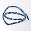 Electroplate Non-magnetic Synthetic Hematite Bead Strands G-F300-34-05-2