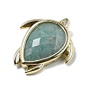 Natural Amazonite Pendants G-U019-02G-04-2