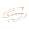 Brass Chain Necklaces Making X-MAK-L009-04G-1