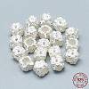 925 Sterling Silver European Beads STER-T002-43S-3