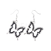 Glass Dangle Earring & Pendant Necklace Jewelry Sets SJEW-JS01076-01-7