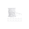 22.5M Nylon Braided Trim with Elastic Button Loops OCOR-BC0006-77-8
