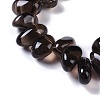 Natural Smoky Quartz Beads Strands G-B072-D01-02-4