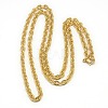 Trendy Unisex 201 Stainless Steel Cable Chain Necklaces X-NJEW-L043-18G-1