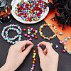 200Pcs Opaque Acrylic Beads SACR-NB0001-13-3