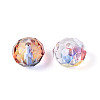 Baking Paint Transparent Glass Beads X1-GLAA-N011-10mm-01-2