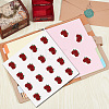 8 Sheets Plastic Waterproof Self-Adhesive Picture Stickers DIY-WH0428-092-4