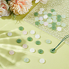 120Pcs 4 Colors Transparent Glass Beads GLAA-ME0001-23-4