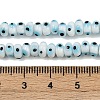 Handmade Evil Eye Lampwork Beads Strands LAMP-A007-02A-02-4