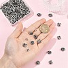 180Pcs 6 Styles Alloy Beads FIND-YW0010-61-3