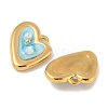 304 Stainless Steel Enamel Pendants STAS-U057-30G-2