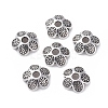 Tibetan Style Bead Caps TIBEB-S039-046AS-NR-1