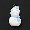 Christmas Opaque Resin Pendants LS-RESI-G043-A02-3