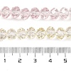 Transparent Painted Glass Beads Strands DGLA-A034-T8mm-A25-3