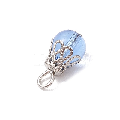 Glass Pendants PALLOY-JF03284-02-1