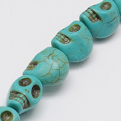 Synthetic Turquoise Beads Strands TURQ-G113-23x30mm-05-1