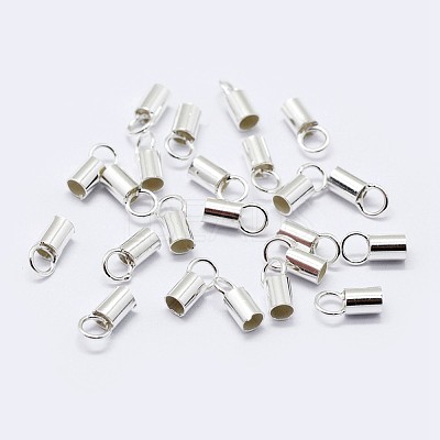 925 Sterling Silver Cord Ends STER-F036-21S-2mm-1