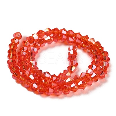 Transparent Electroplate Glass Beads Strands LS-EGLA-A039-T4mm-B14-1