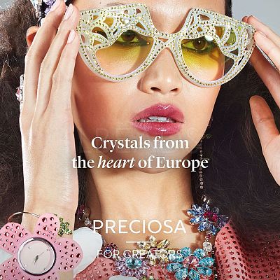 Preciosa&reg MAXIMA Crystal No Hotfix Flatback Stones Y-PRC-NSS6-00030-265-1