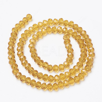 Glass Beads Strands EGLA-A034-T1mm-D04-1