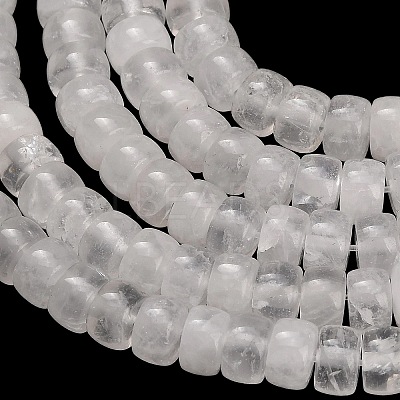 Natural Quartz Crystal Beads Strands GG-CBA792A-G07-4x7mm-1